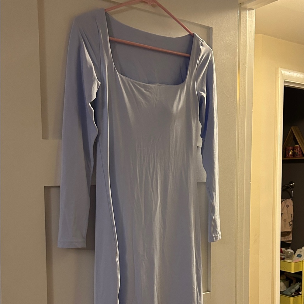 Aerie Light Blue Maxi Dress